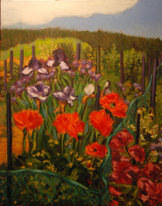 Oneil - Craig paintings 2015 Aug Poppies